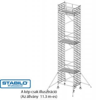 Krause 739117 Stabilo 5000-es sorozat 11,30m-es gurulóállvány (2mx1,50m mezőhossz)  /319kg/ új cikksz: 786081