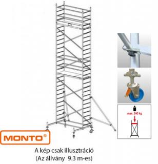 Krause 910172 Monto ProTec 9,30m alumínium gurulóállvány  /172kg;2,75m/ új cikksz: 940162