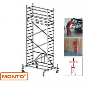 Krause 920034 Monto ProTec XS 5,8m alumínium univerzális gurulóállvány  /106kg;2,40m/