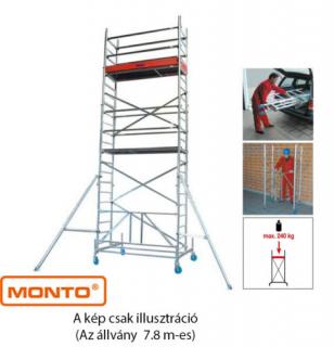 Krause 920058 Monto ProTec XS 7,8m alumínium univerzális gurulóállvány  /154kg;2,70m/