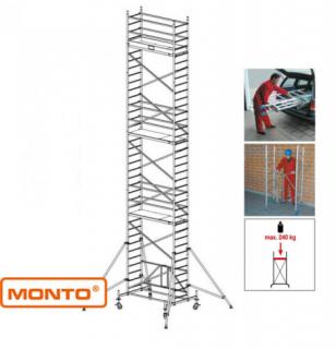 Krause 920089 Monto ProTec XS 10,8m alumínium univerzális gurulóállvány  /211kg;2,70m/