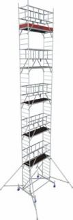 Krause Protec ALU-GURULÓÁLLVÁNY - MUNKAMAGASSÁG 12,30M /245kg;2,65(hossz)/