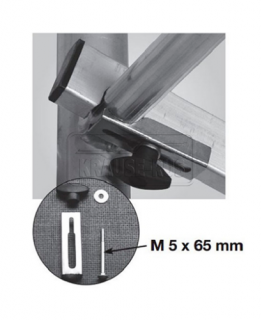 Krause PROTEC BIZTOSÍTÓ SZETT KORLÁTHOZ/ÁTLÓS MEREVÍTŐHÖZ M5X65 MM 718914