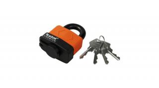 Lakat, laminált, vízálló, 4db kulcs; 40mm, kengyelszárátmérő:8/12mm