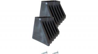 Monto műanyag lábdugó XL (PÁR) 40x20 mm Fekete ( JOBB és BAL )