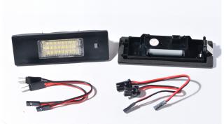 Alfa Romeo 147 156 159 166 GT Brera Nouvo Spider fehér SMD LED rendszámtábla világítás