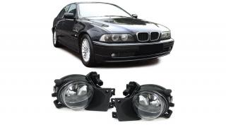 BMW E39 2000-2004 facelift átlátszó burás H8 ködlámpa pár