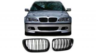 BMW E46 LCI 2002-2005 limousine touring lakkozott fekete M4 stílusú vese