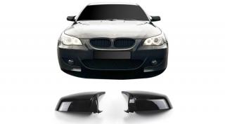 BMW E60 E61 LCI 2007-2009 lakkozott fekete visszapillantó tükörborítás