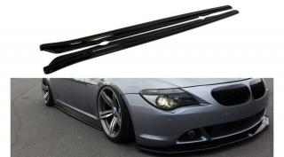 BMW E60 E61 M-Packet Maxton Design lakkozott fekete küszöb spoiler