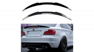 BMW E82 coupe facelift 2007-2013 CS stílusú lakkozott fekete csomagtartó spoiler