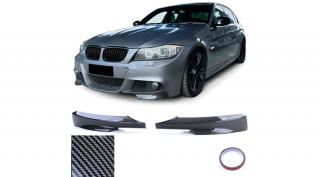 BMW E90 E91 2008-2011 ABS utángyártott carbon look koptató pár M-packet lökhárítóra