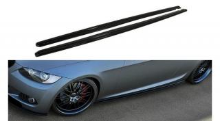 BMW E92 M-Packet 2006-2010 Maxton Design lakkozott fekete küszöb spoiler