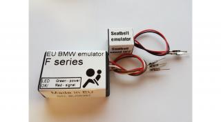 BMW F szériás 4pines ülésfoglaltság érzékelő emulátor + öv emulátor F10 F12 F20 F01 F30 F25 F15 EU kivitelhez