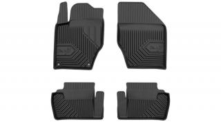 Citroen C4 II - DS4 Frogum No77 fekete 3D hótálcás TPE gumiszőnyeg szett 77426894