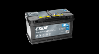 Exide Premium EA852 12V Akkumulátor 85Ah 800A Indítóáram Jobb+