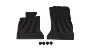Gyári BMW F10 F11 Allweather tépőzáras fekete első gumiszőnyeg szett 51475B70A00 (51472153725)