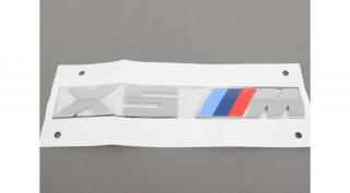 Gyári BMW F15 F85 "X5M" csomagtartó felirat 51148057980