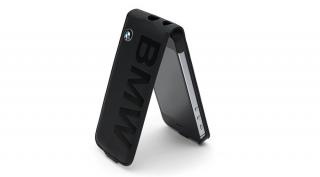 Gyári BMW fekete bőr telefontok Samsung Galaxy S6-hoz 80212413771