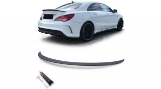 Mercedes Benz C117 CLA-osztály 2013-2019 AMG stílusú lakkozott fekete csomagtartó spoiler