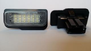 Mercedes Benz W203 kombi W211 W219 CLS R171 SLK fehér SMD LED rendszámtábla világítás