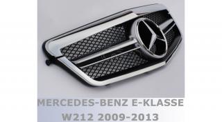 Mercedes Benz W212 2009-2013 króm - ezüst hűtőrács facelift E63 AMG stílusban