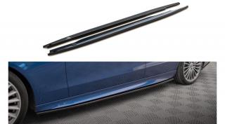 Mercedes W206 2021- AMG-LINE + C43 AMG Maxton Design Lakkozott fekete küszöb spoiler