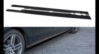 Mercedes W213 2016-2020 AMG-LINE + E43 AMG Maxton Design Lakkozott fekete küszöb spoiler