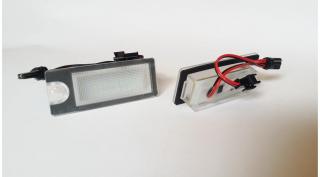 Volvo fehér SMD LED rendszámtábla világítás S60 S80 V70 XC60 XC90