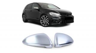 VW Volkswagen Golf VII Touran II matt alumínium külső visszapillantó tükörborítás