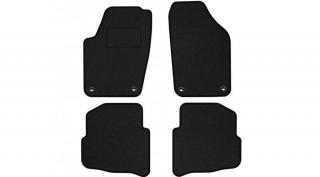 VW Volkswagen Polo IV 2002-2009 fekete ovális patentos velúrszőnyeg szett