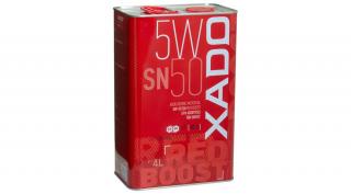XADO 5W-50 SN RED BOOST 4L kiszerelésű szintetikus motorolaj 25293