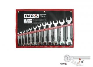 YATO villáskulcs készlet 12 részes 6-32mm Cr-Va YT-0381