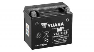 Yuasa YTX12-BS 12V Akkumulátor 10,5Ah 180A Indítóáram Bal+