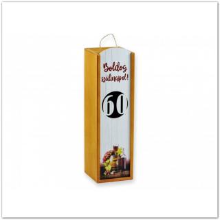Fa bortartó doboz - Boldog Születésnapot felirattal - 60