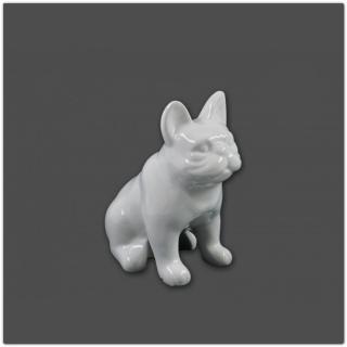 Fehér kutyás persely - 17 cm