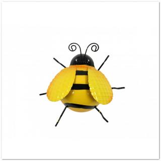 Fém bogár méhecske dekoráció - 15 cm