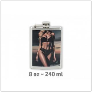 Flaska bikinis lány képpel, 240ml