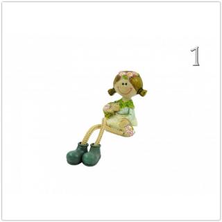 Lógólábú lány figura 5 cm