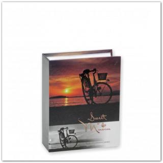 Utazásos zsebes fotóalbum biciklivel 100db/10x15cm