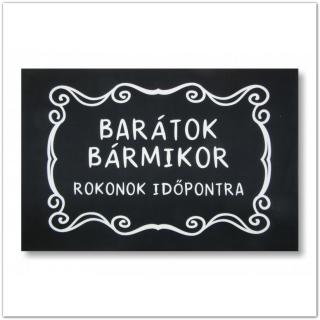 Vicces lábtörlő - Barátok bármikor...