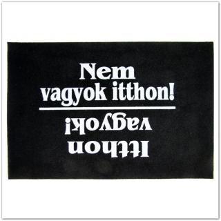 Vicces lábtörlő - Nem vagyok itthon...