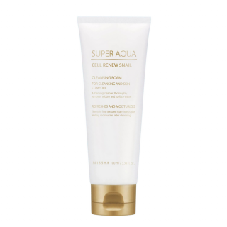 MISSHA Super Aqua Cell Renew Snail Cleansing Foam Arctisztító