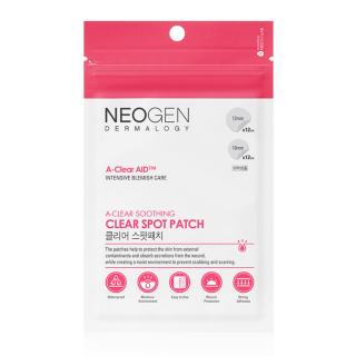 Neogen Dermalogy A-Clear Soothing Clear Spot Patch Pattanás Elleni Tapasz