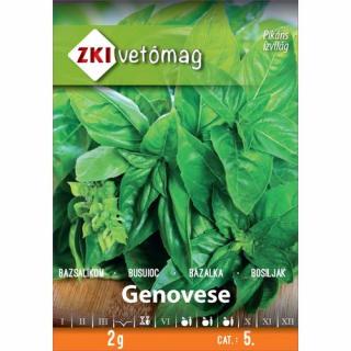 Bazsalikom Genovese - NAGYLEVELŰ ZÖLD - ZKI