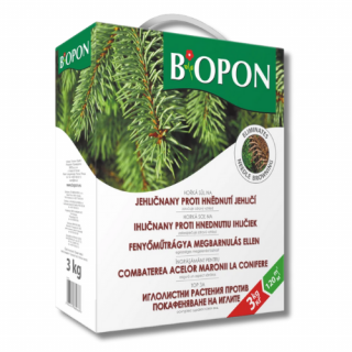 BIOPON fenyő- és tűlevelű táp barnulás ellen 3kg