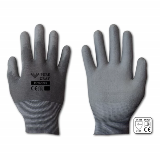 Bradas tenyérmártott kesztyű - PURE GRAY 8-as