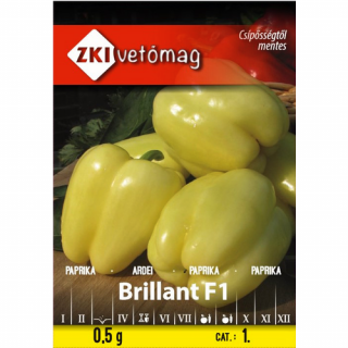Brillant F1 Étkezési Paprika Hibrid - ÉDES - ZKI