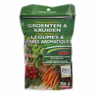 DCM BIO Zöldség- és fűszernövénytáp 750g