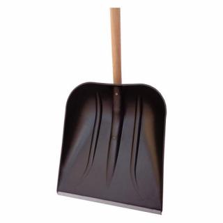 Fehér hólapát élvédővel és fa nyéllel - 40cm